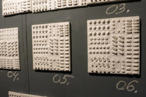 Panels Calendar (fragment) / Casts of gyps